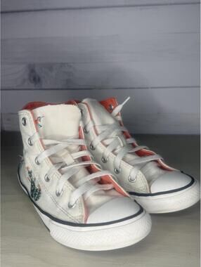 Converse Chuck Taylor All Star Hi Succulents Sneaker Vintage White  Youth 1